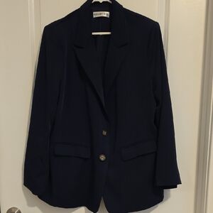 Navy Women's Suit Jacket
